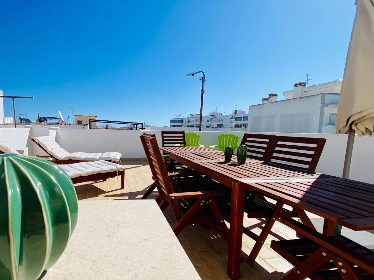 Tia Anica House I - Apartment With Terrace In Central Fuseta Beach Village Dış mekan fotoğraf