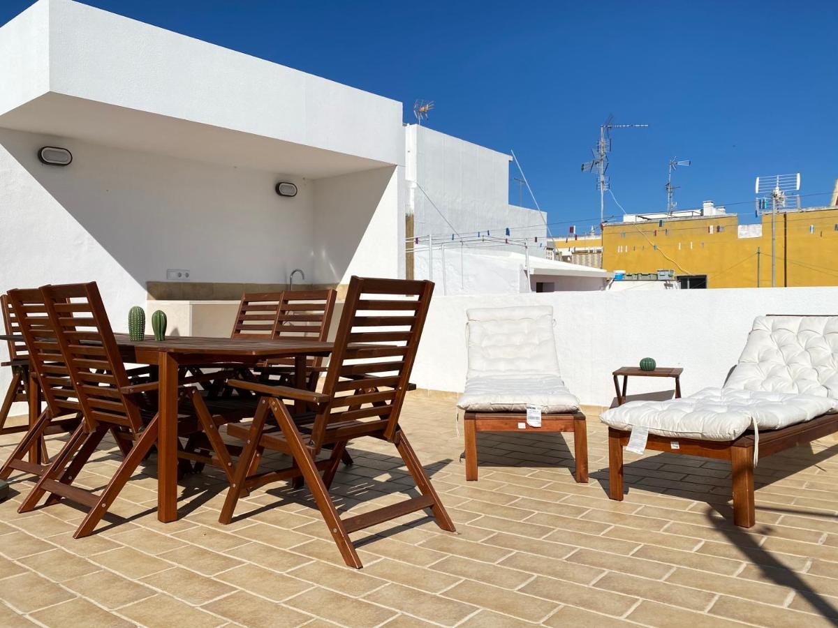 Tia Anica House I - Apartment With Terrace In Central Fuseta Beach Village Dış mekan fotoğraf