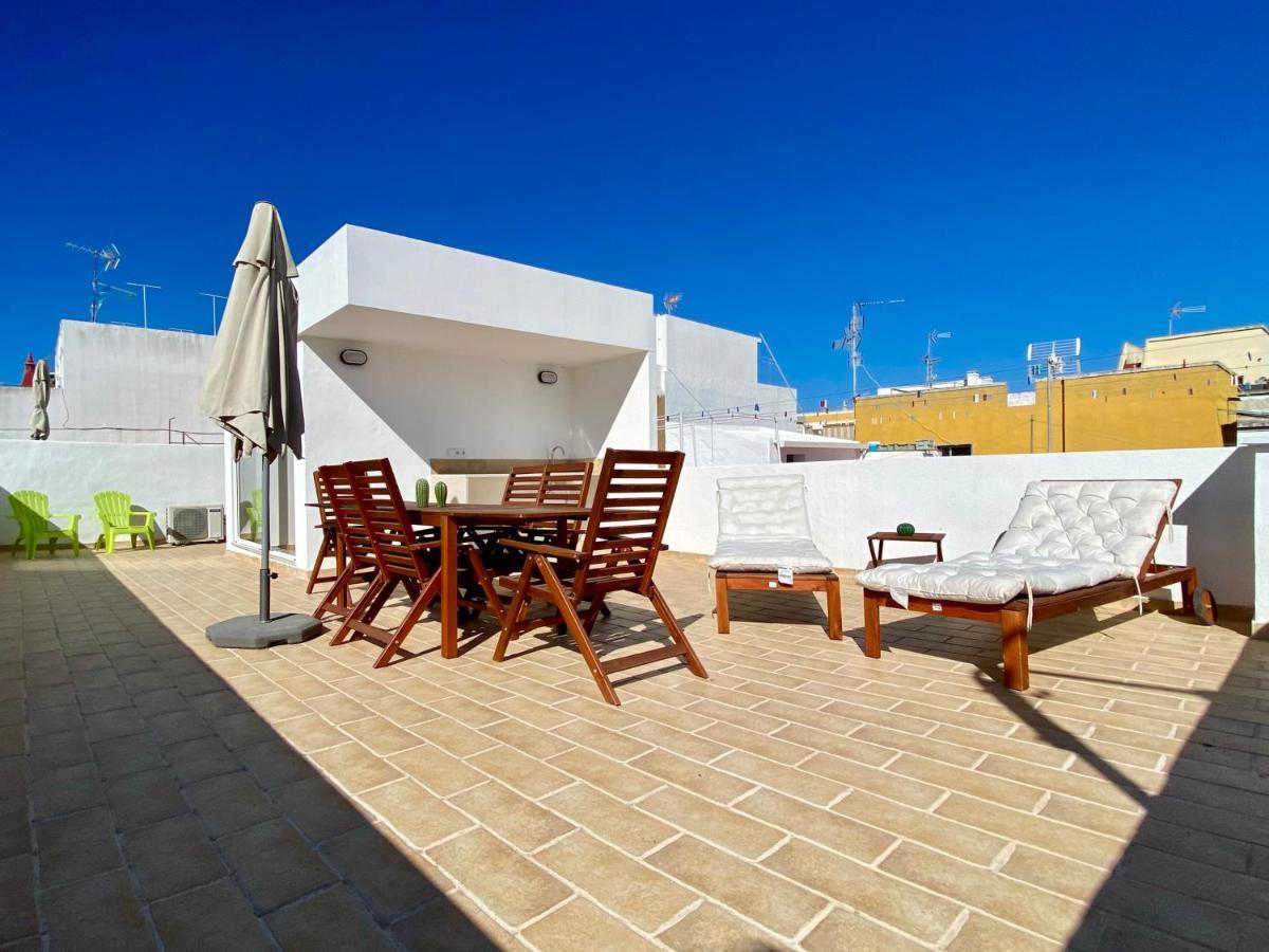 Tia Anica House I - Apartment With Terrace In Central Fuseta Beach Village Dış mekan fotoğraf